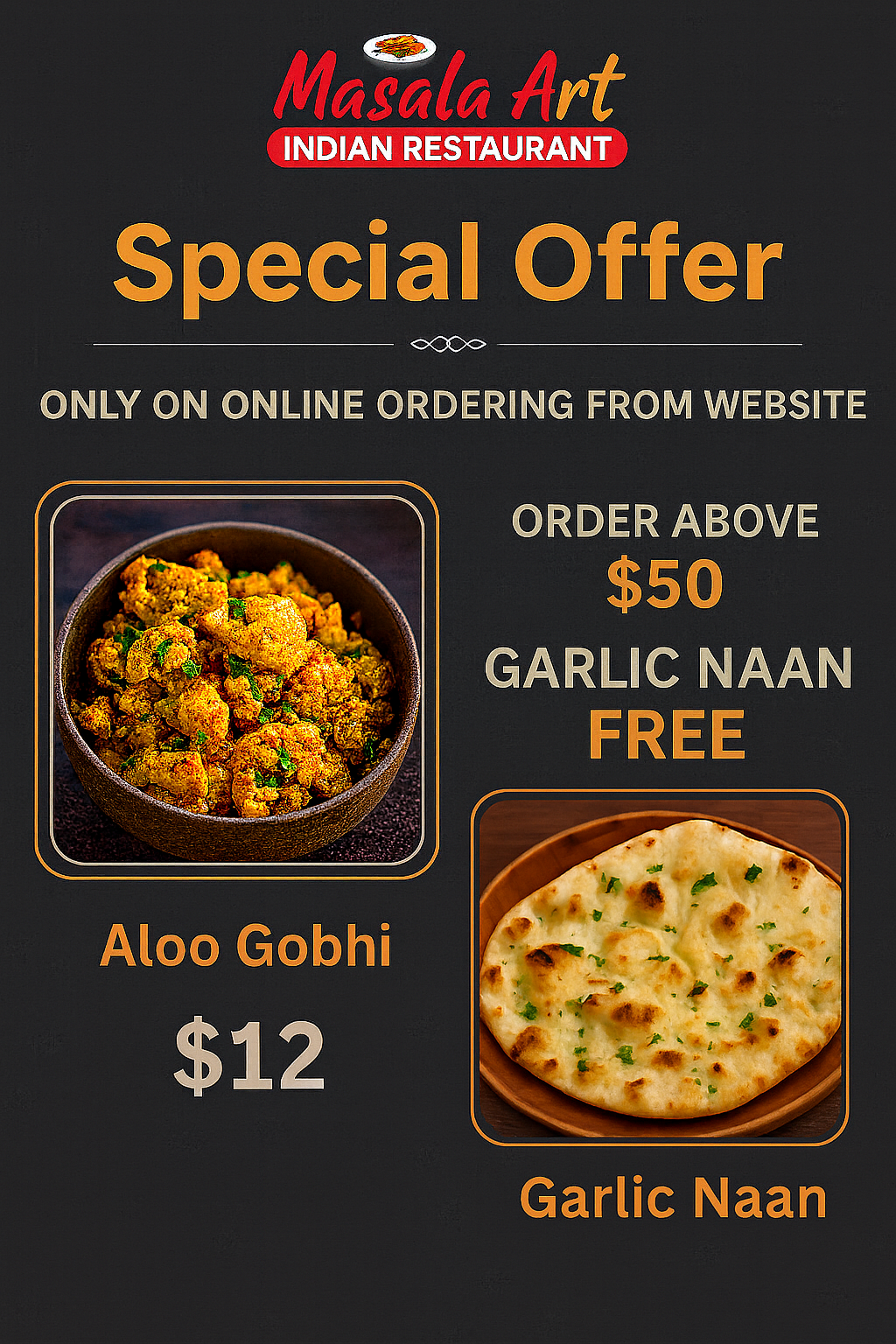 Special Offer - Masala Art Indian Restaurant