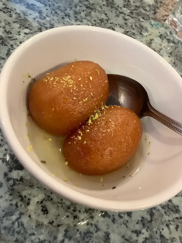 Authentic Gulab Jamun at Masala Art Calgary